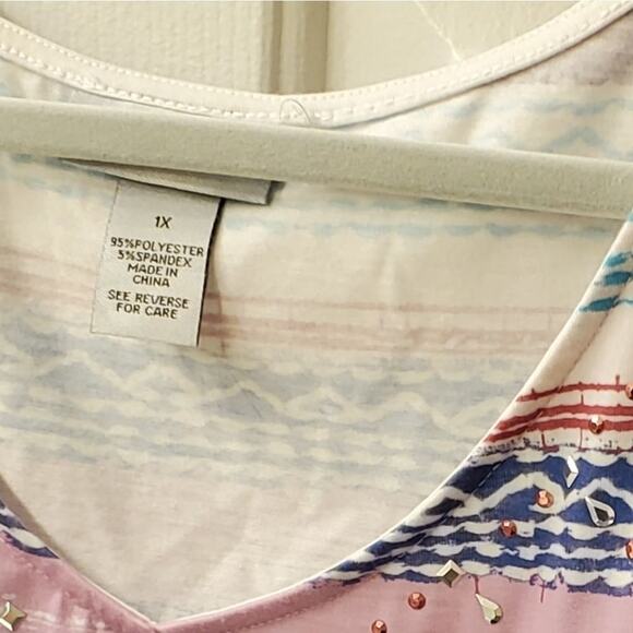 BUNDLE OF catherines and cato shirts plus size 1X 2X 22/24w - Picture 3 of 5